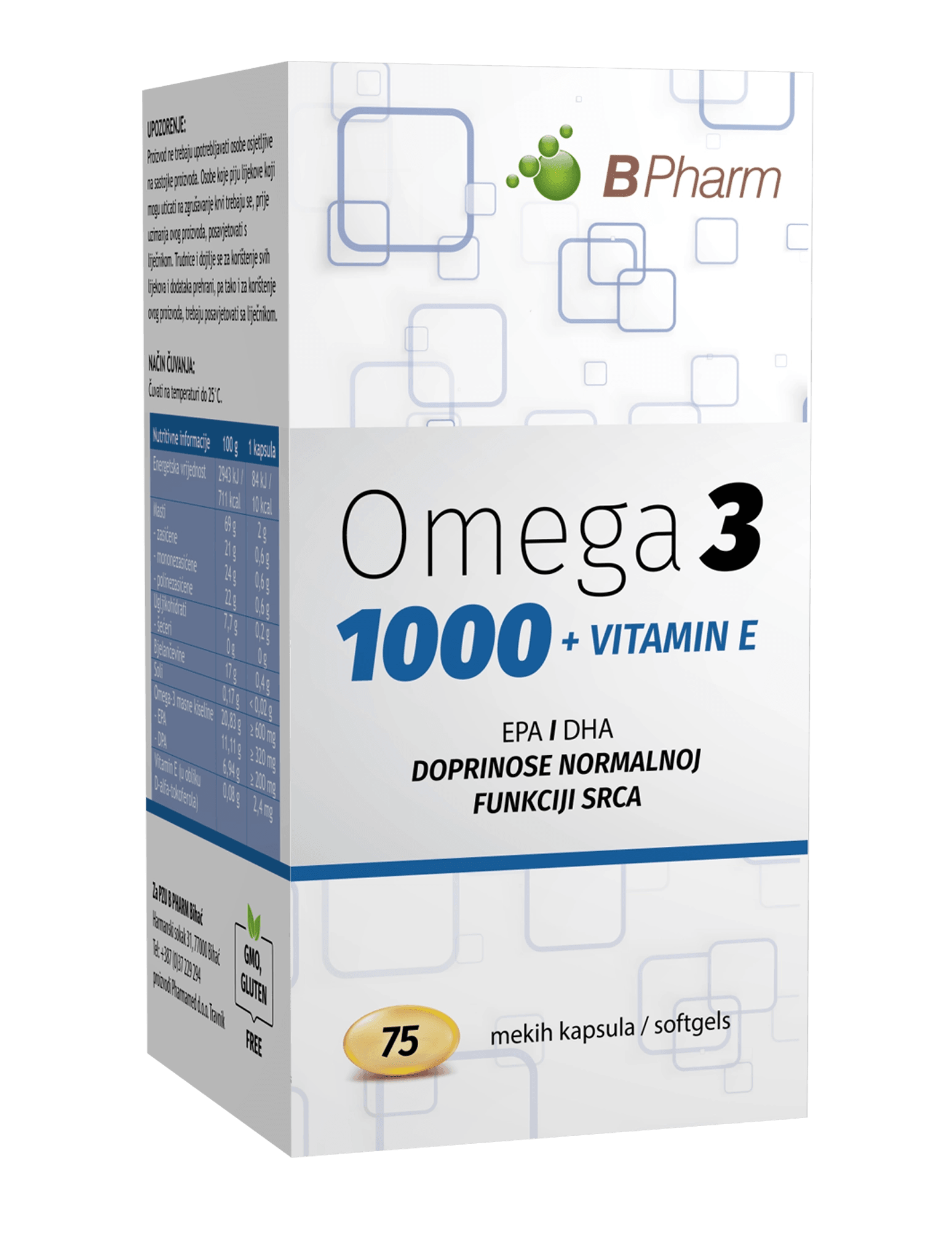 B Pharm Omega 3 kapsule